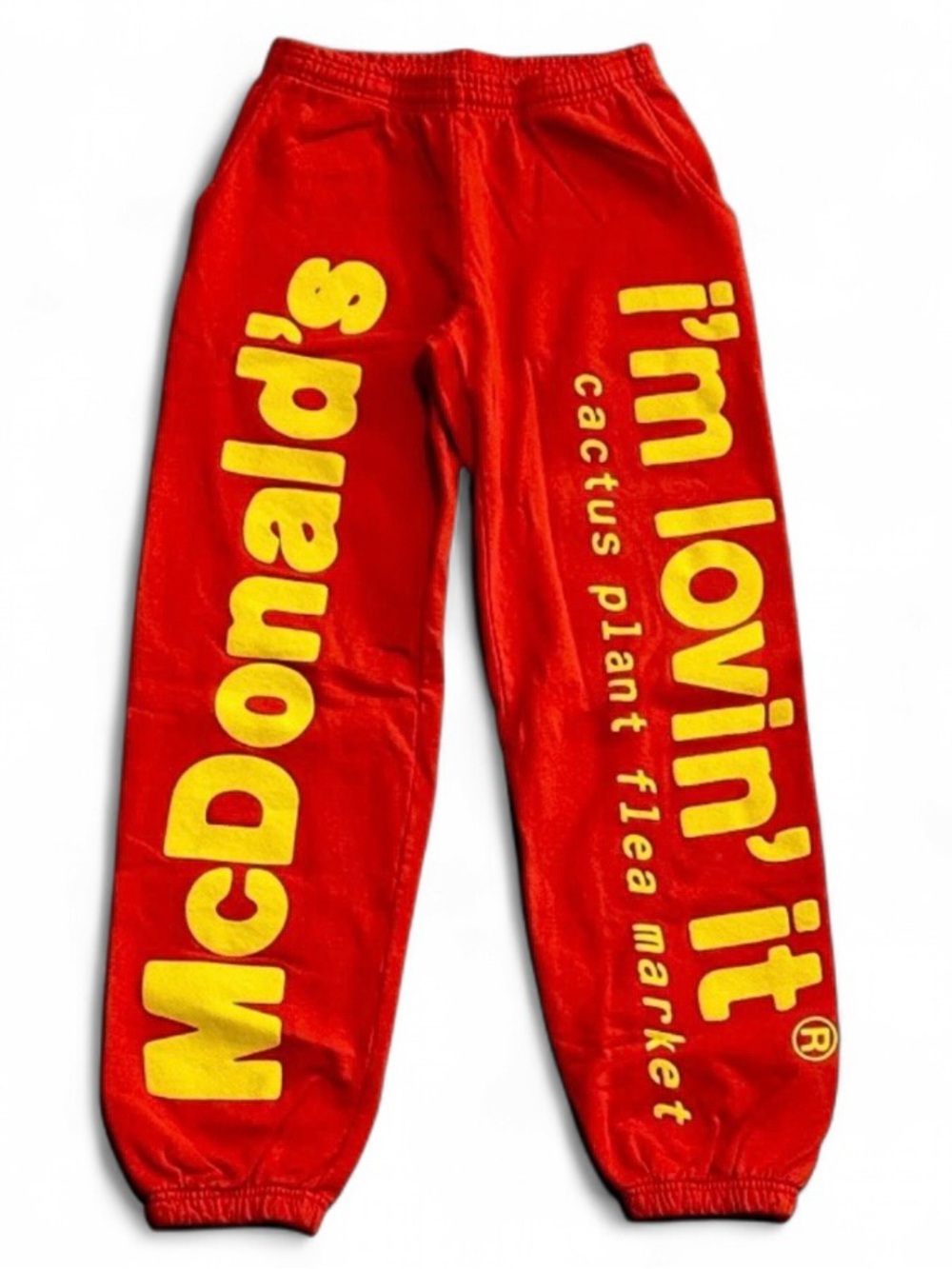 Cactus Plant Flea Market McDonald’s 2022 Men’s Size Small Red Sweatpants